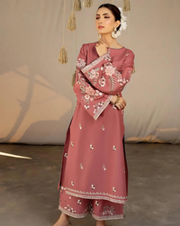 2 Piece Stitched Lawn Embroidered Dress - LP-51