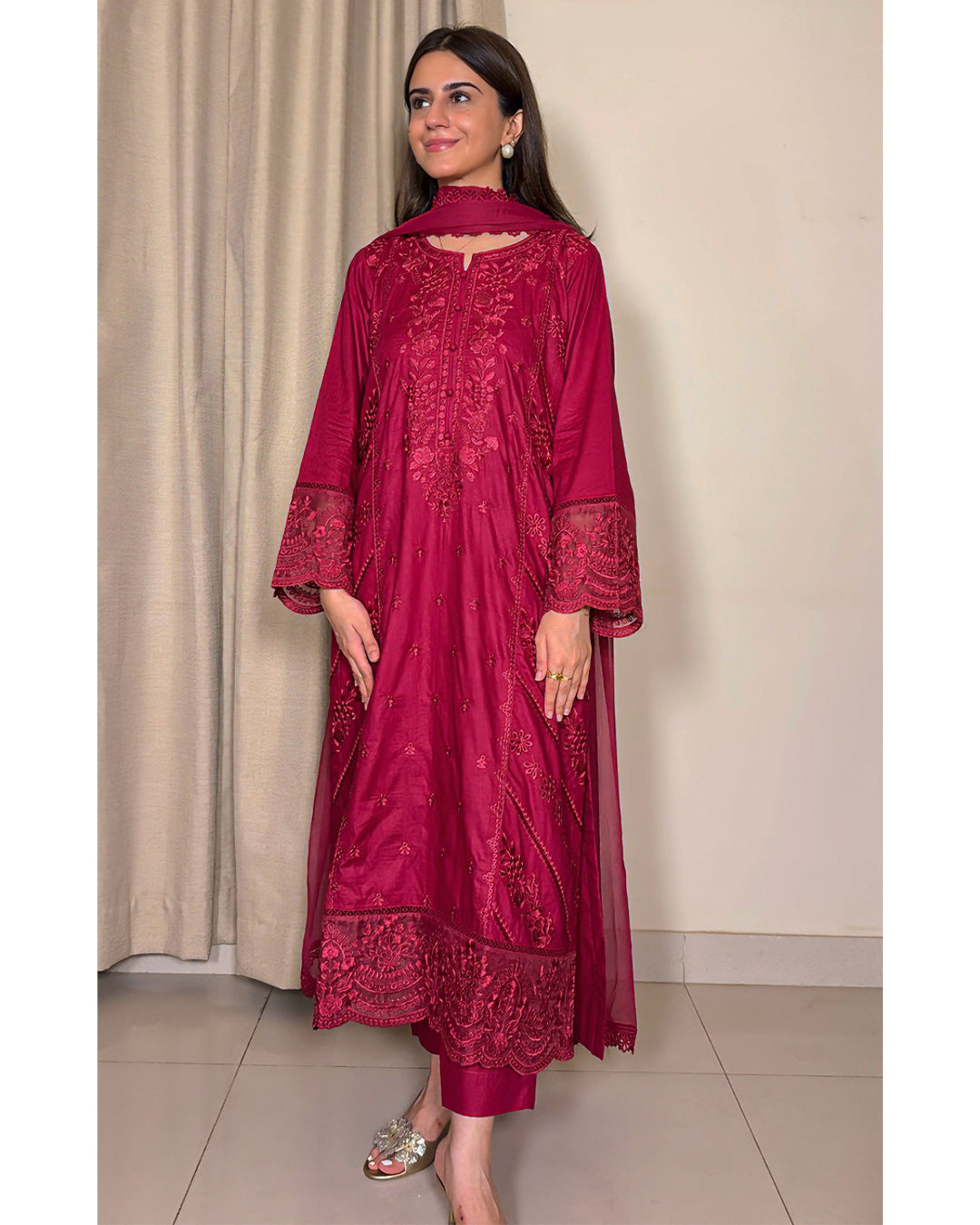 3 pcs (Crimson Glaze)