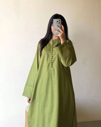 2 piece cotton Stitched dress - pc-01